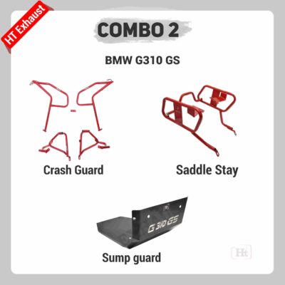 #COMBO 2 BMW GS310 – HT EXHAUST