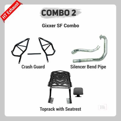 #COMBO 2 GIXXER SF 150 – HT EXHAUST