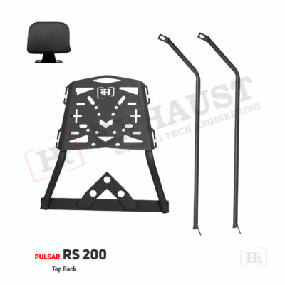 PULSAR RS200 TOP RACK With SEAT REST – SB 665 / HT EXHAUST