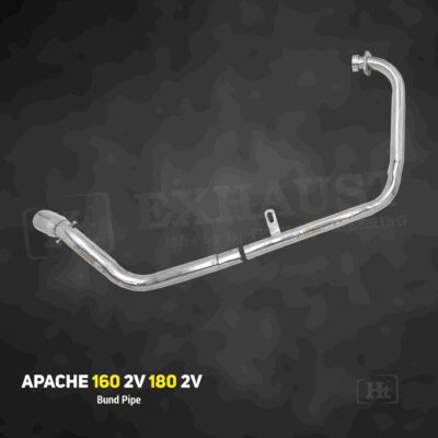 Apache RTR160 / 180 2v Exhaust System Pipe Stainless Steel  ( only bend pipe ) – SB 670