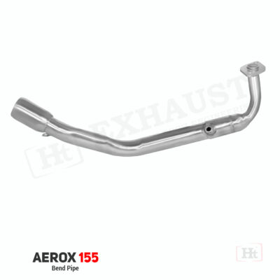Exhaust BEND Pipe FOR AEROX 155  Stainless Steel (only bend pipe) – SB 720 / HT EXHAUST
