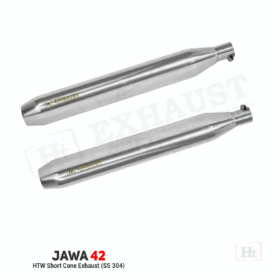 HTW Short Cone Exhaust (SS) For Jawa 42 – JW 423