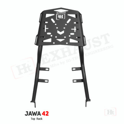 TOP RACK  FOR  JAWA 42  BLACK MATT – JW 415 / HT EXHAUST
