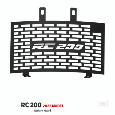 Radiator Guard Black for KTM RC200 2022 RD 928 / Ht Exhaust