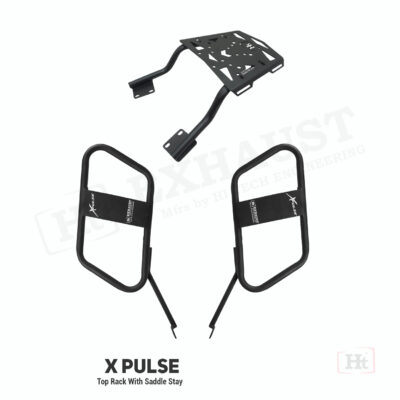 Hitech Xpulse 200 Top Rack with Saddle Stay Removable Seat Rest – SB 718 / Ht Exhaust