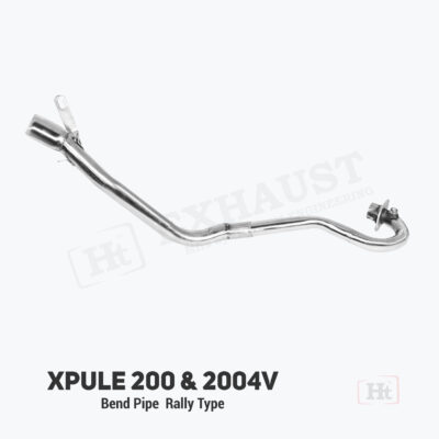 Hitech Xpulse 200 / 2004V  Exhaust  Rally Type Bend Pipe  (exhaust not included) – stainless steel – SB 723