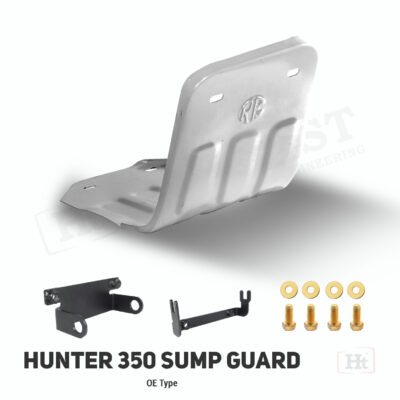 O.E Type Sump Guard For Hunter 350 (Silver) SB 731 / HT EXHAUST