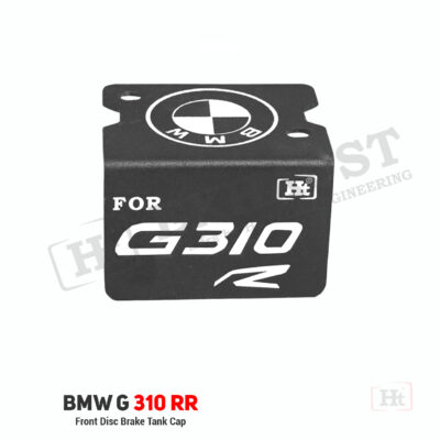 BMW 310 R  front disc brake tank CAP Stainless steel Black matt – FTC 069