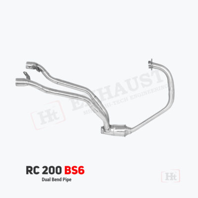 KTM RC 200 BS3 to Bs6 model Dual Exhaust Bend pipe  – SB 763 \Ht exhaust