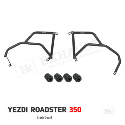 YEZDI Roadster 350  Crash Guard with Metal Sliders SB 765 – Ht exhaust