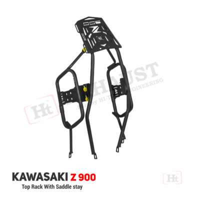 Top Rack With Saddle Stay  For Kawasaki Z 900 2021  (black matt) – SB 774 / HT EXHAUST