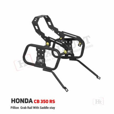 Honda CB 350 RS  Pillion  Grab Rail With Saddle stay + Seat Rest  – SB 788 / Ht exhaust