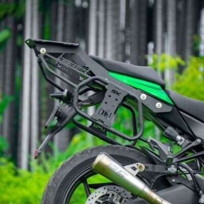 Kawasaki Ninja 1000 SX 2022  Top Rack With Saddle Stay  (Black Matt ) – SB 813 / HT EXHAUST