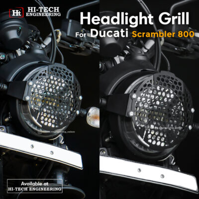 Ducati Scrambler 800 Headlight Grill  (Black Matt) – SB 827 / HT EXHAUST