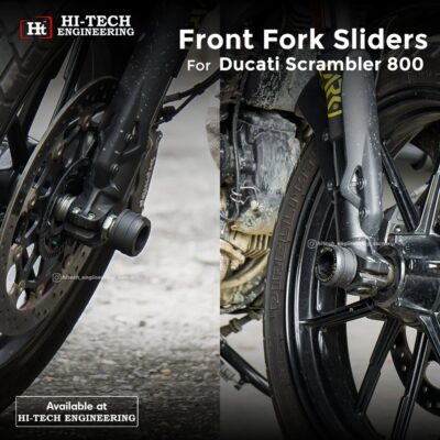 Ducati Scrambler 800 Front Fork Sliders  (Black Matt) – SB 826 / HT EXHAUST