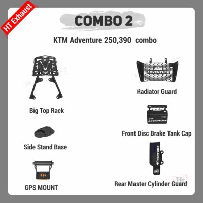 #COMBO 2 KTM Adventure 250,390  – HT EXHAUST