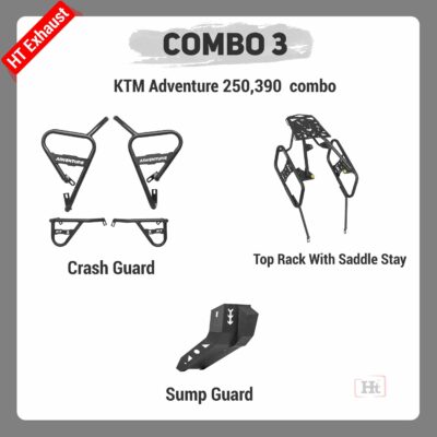 #COMBO 3 KTM Adventure 250,390  – HT EXHAUST