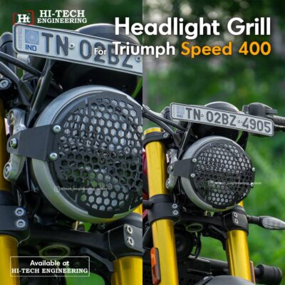 Triumph Speed 400 Headlight Grill  (Black Matt) – SB 833 / HT EXHAUST