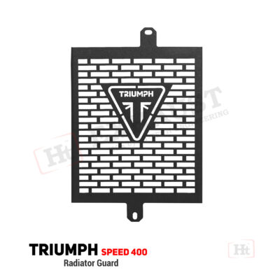 Triumph Speed 400  Radiator Guard  (Black Matt) – RD 740 / HT EXHAUST