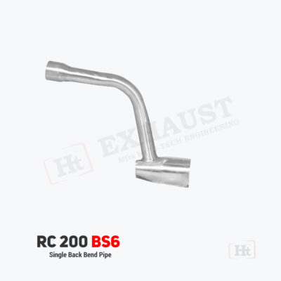 KTM RC 200 BS3 to Bs6 Model Singel Exhaust Back Bend pipe  – SB 834 Ht Exhaust