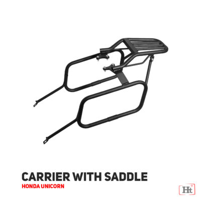 Carrier with Saddle for Honda Unicorn – SB 874 / Ht Exhaust